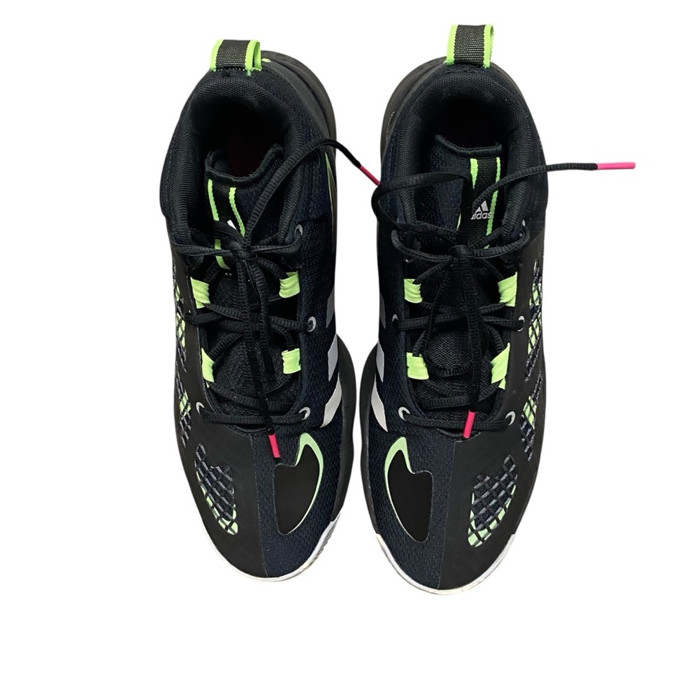 Adidas Pro N3xt Mens Black and Neon Green Basketball Sneakers Size 10.5 G58893